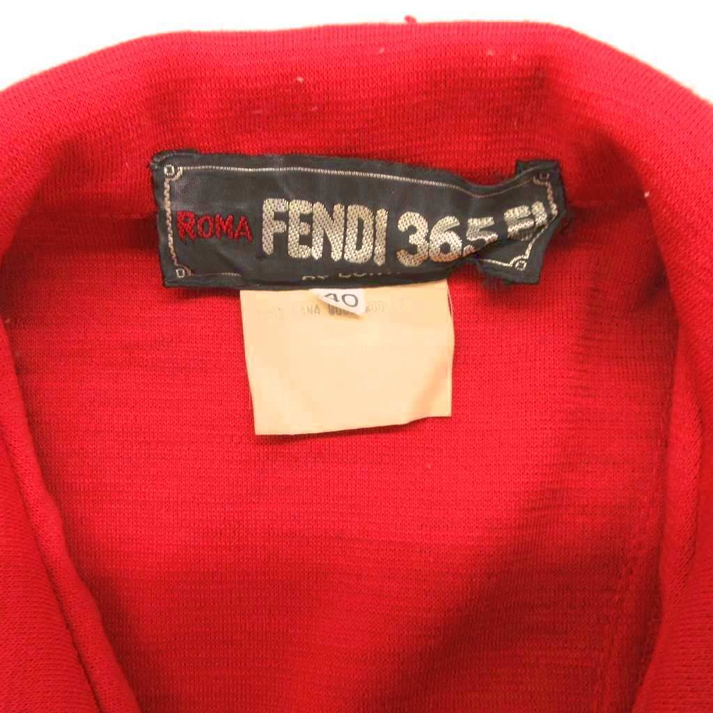 フェンディ FENDI スタンドカラーコート スプリング ウール ロング 40