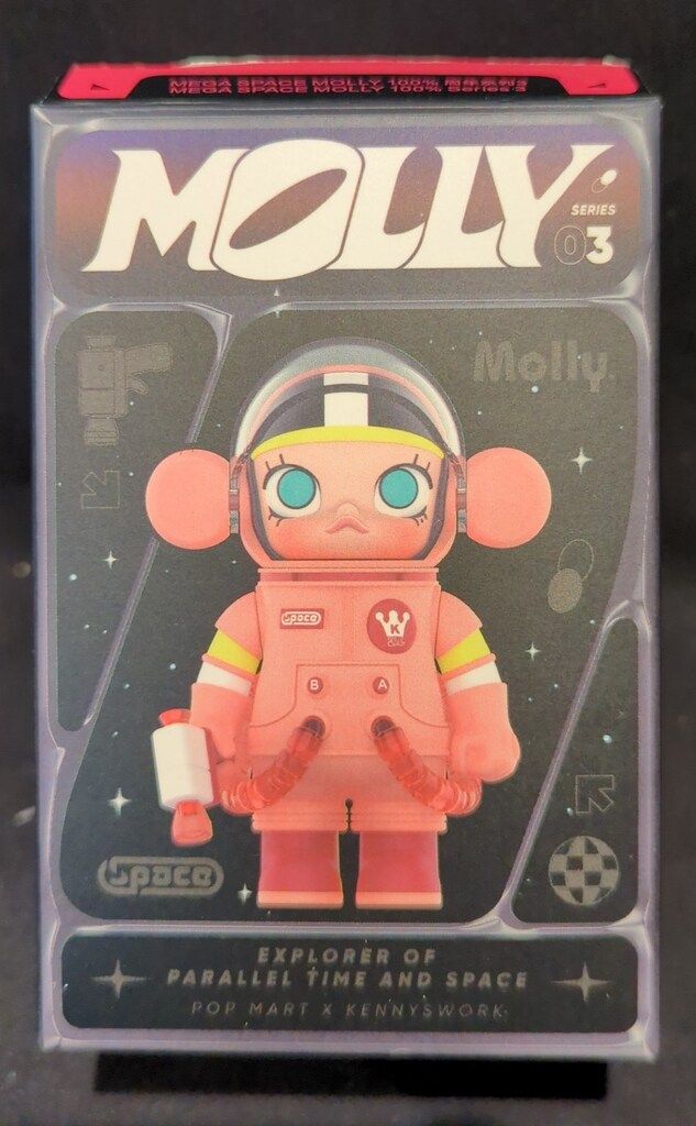 POP MART MEGA SPACE MOLLY 100% Series 3 Kennyswork Good Luck Bear
