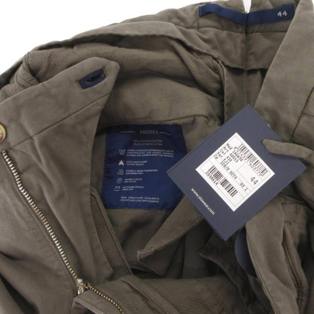 インコテックス INCOTEX タグ付き SLIM fit GARMENT DYED COMFORT