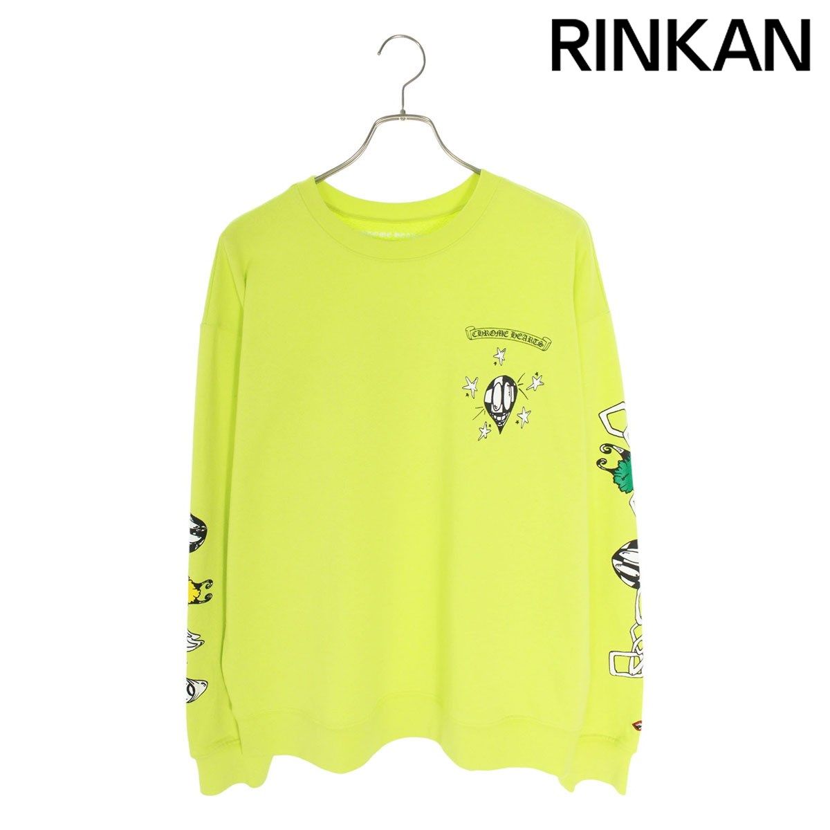 クロムハーツ ハードウェアグリーンスウェット クロムハーツ PPO HRDWR GRN SWTSHRT MATTY BOYプリントハードウェア