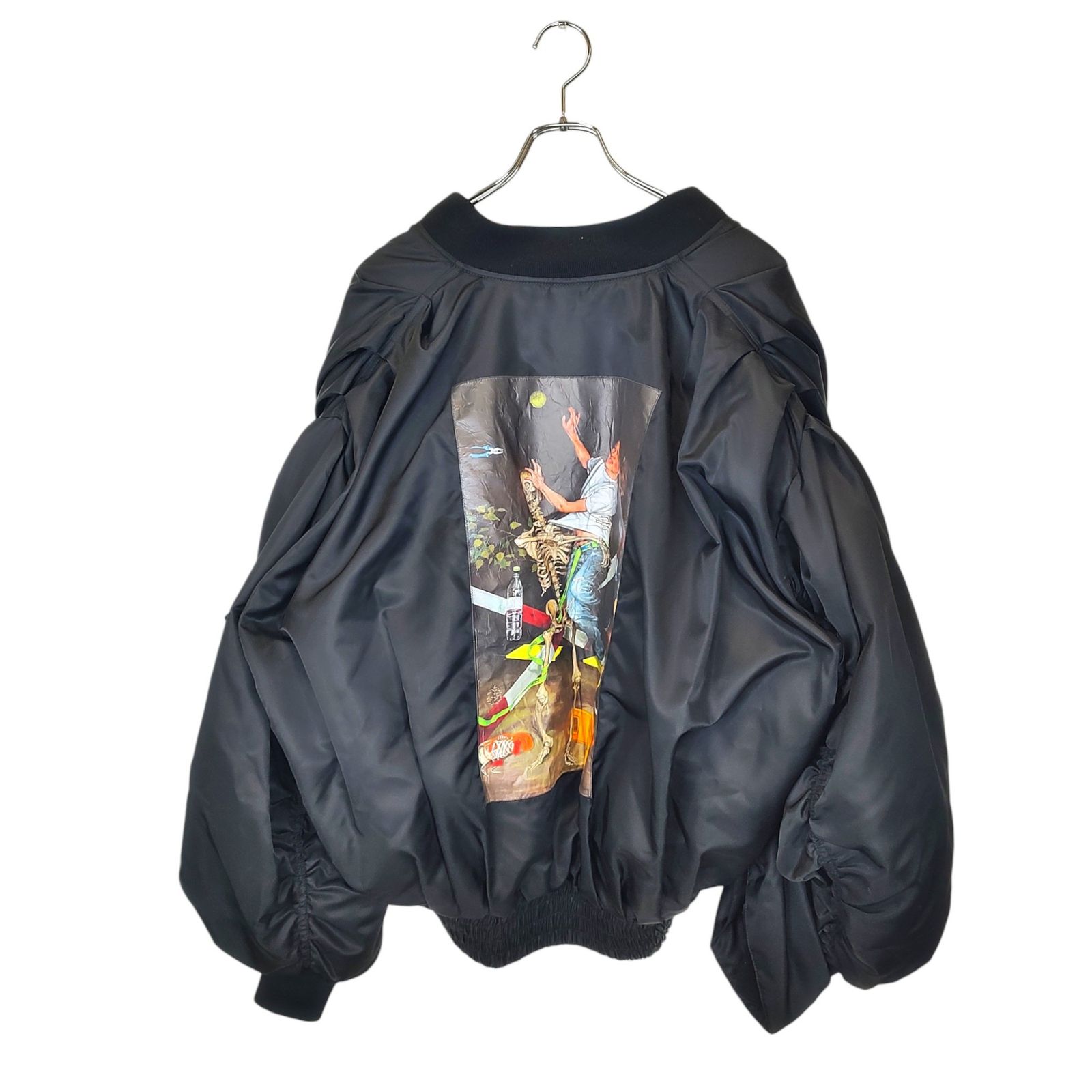 OFF-WHITE オフホワイト 20AW Skeleton Oversized Bomber Jacket 