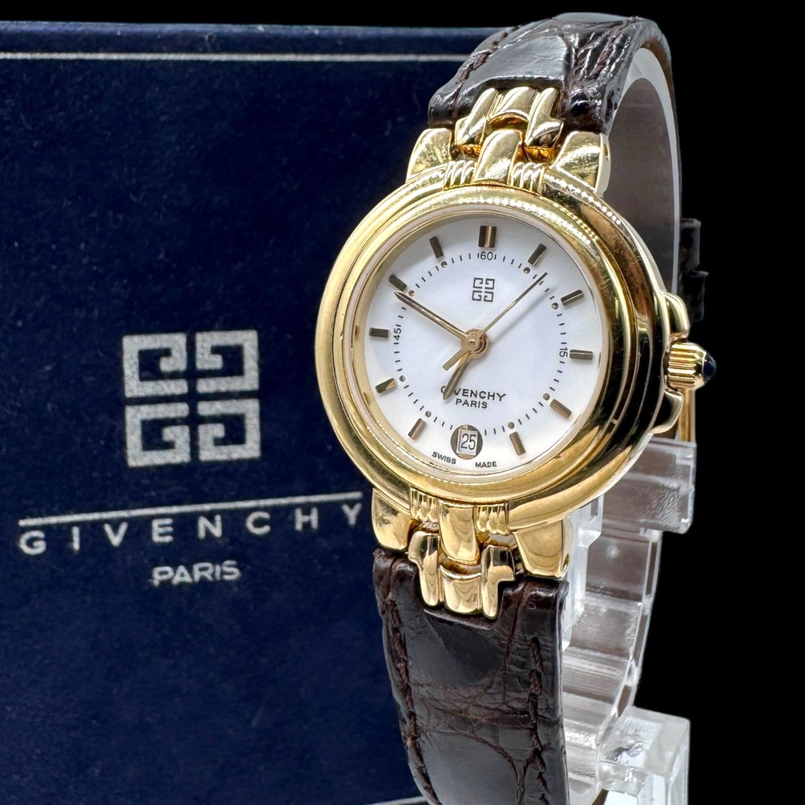 稼働◎新品電池◎GIVENCHY LIFE レディース 腕時計 純正 コンビ 稼働◎新品電池◎GIVENCHY LIFE レディース 腕時計 純正 コンビ 稼働