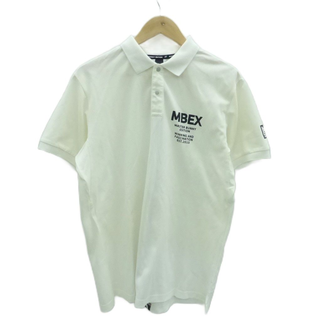〈新品タグ付き〉 ♥︎マスターバニー♥︎ 半袖ポロシャツ　サイズ① 切替タックカノコパネルボーダー半袖ポロシャツ | MASTER BUNNY
