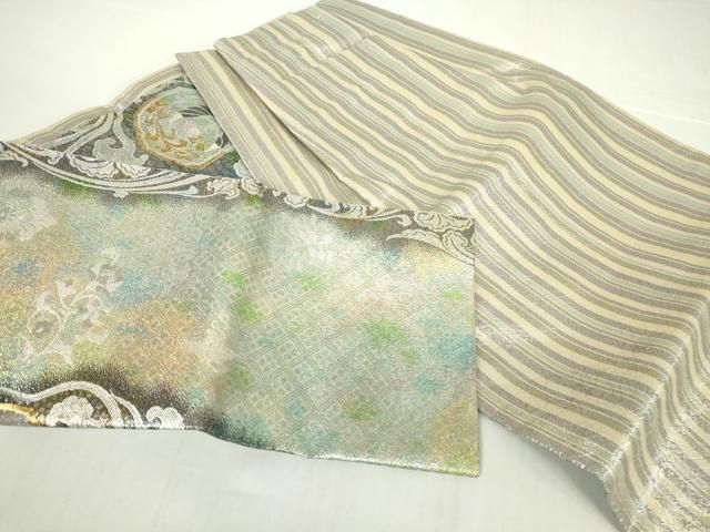 平和屋着物▽つけ帯 道長唐草華文 金銀糸 正絹 逸品 DAAY9908az - メルカリ