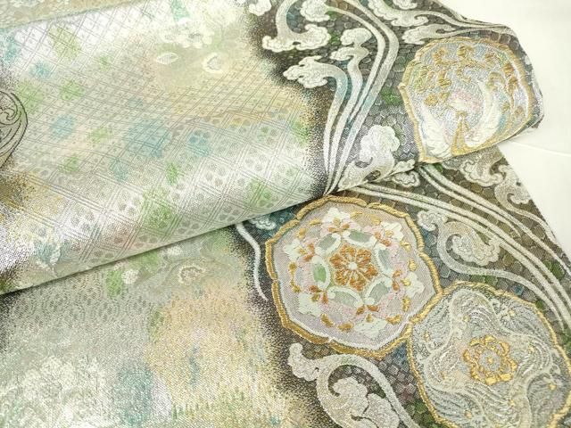 平和屋着物▽つけ帯 道長唐草華文 金銀糸 正絹 逸品 DAAY9908az - メルカリ