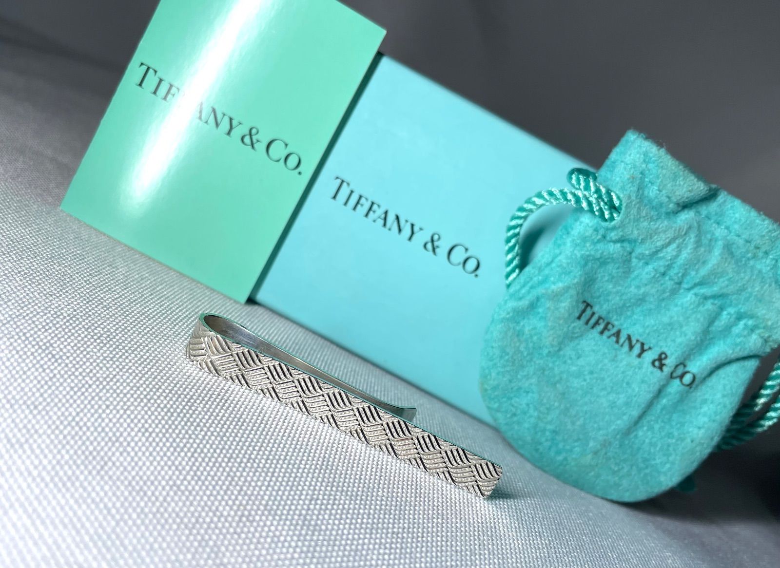 TIFFANY ティファニー チェックライン ヴィンテージ スターリング