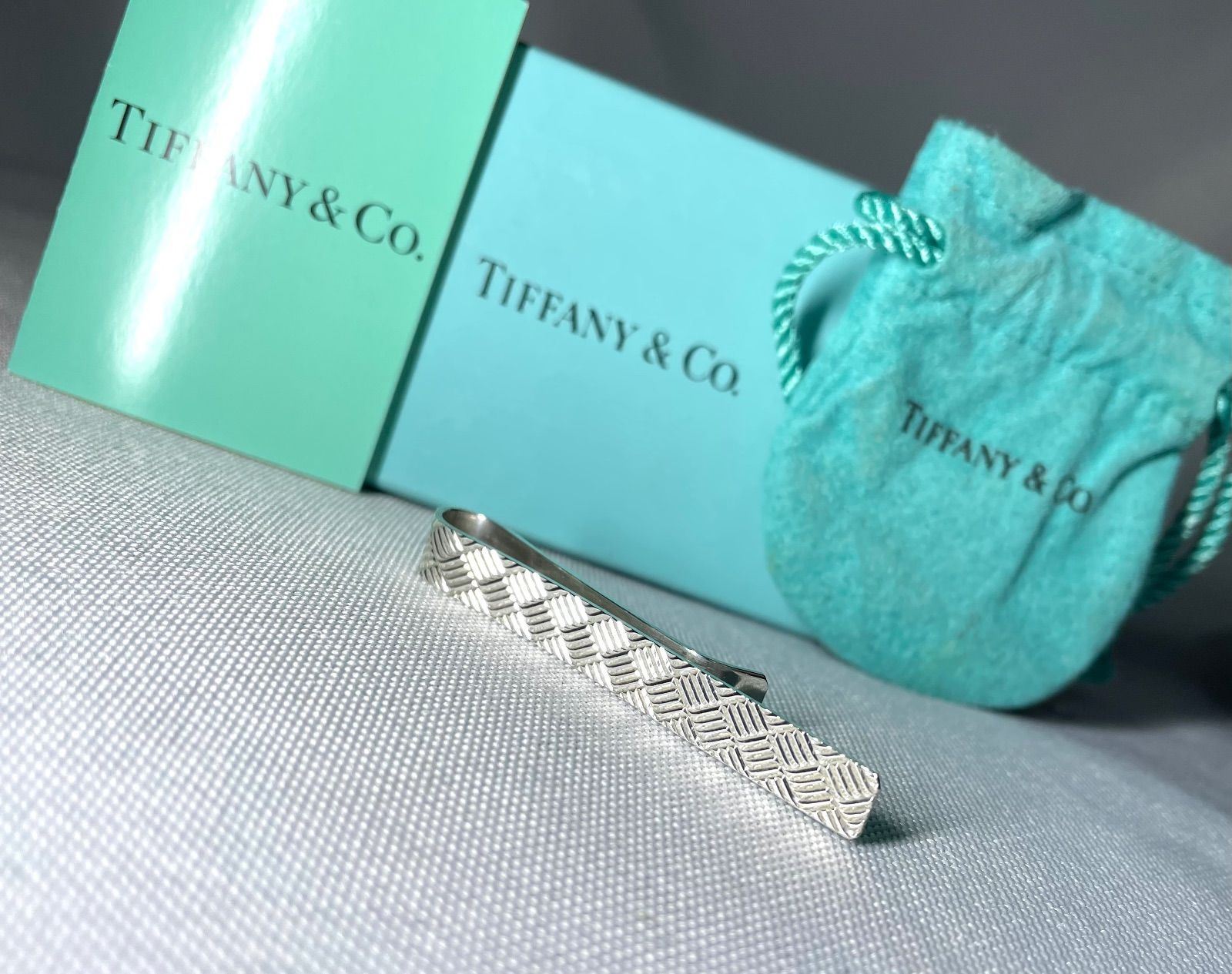 TIFFANY ティファニー チェックライン ヴィンテージ スターリング