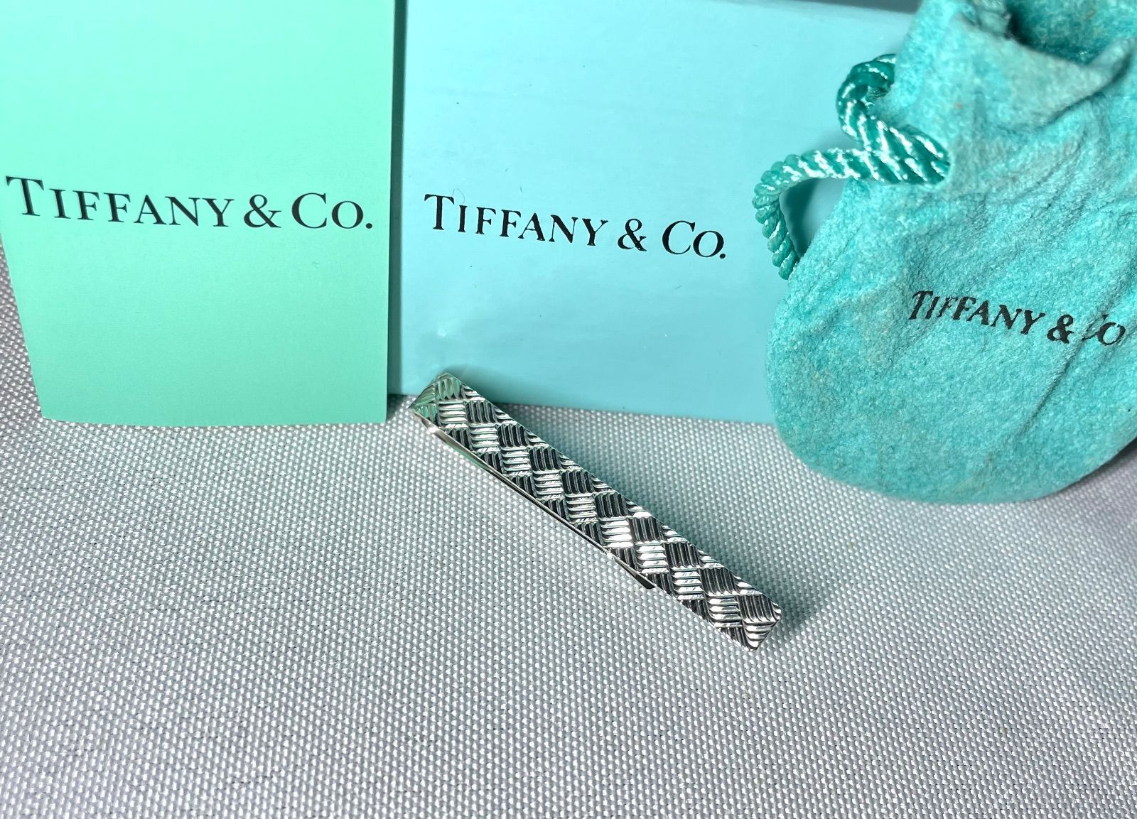 TIFFANY ティファニー チェックライン ヴィンテージ スターリング