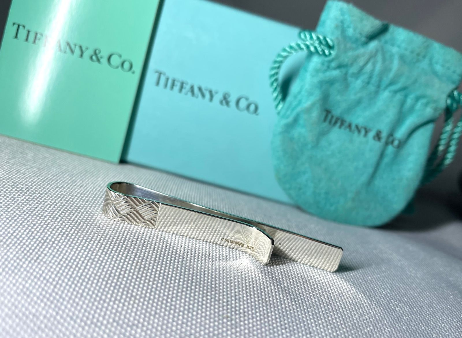 TIFFANY ティファニー チェックライン ヴィンテージ スターリング