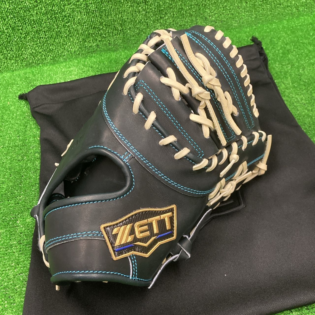 ゼット 限定カラー 硬式用ファーストミット ナイトブラック BPFB12613N
