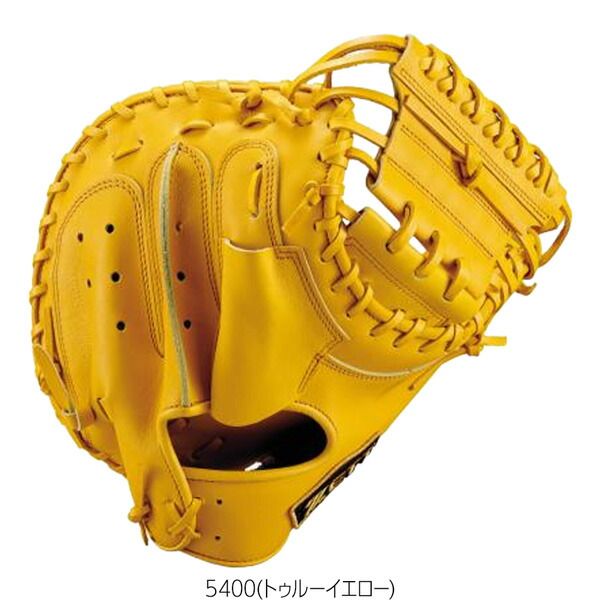 ZETT イエロー キャッチャーミット　美品 ZETT イエロー キャッチャーミット 美品 一般軟式野球用 左投