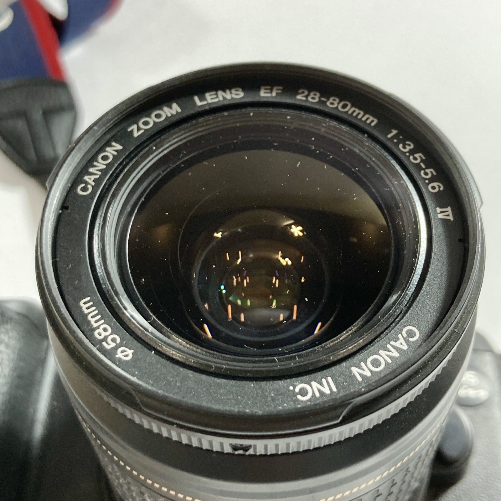 ☆ canon キャノン カメラ EOS Kiss フィルムカメラ EF 28-80mm レンズ