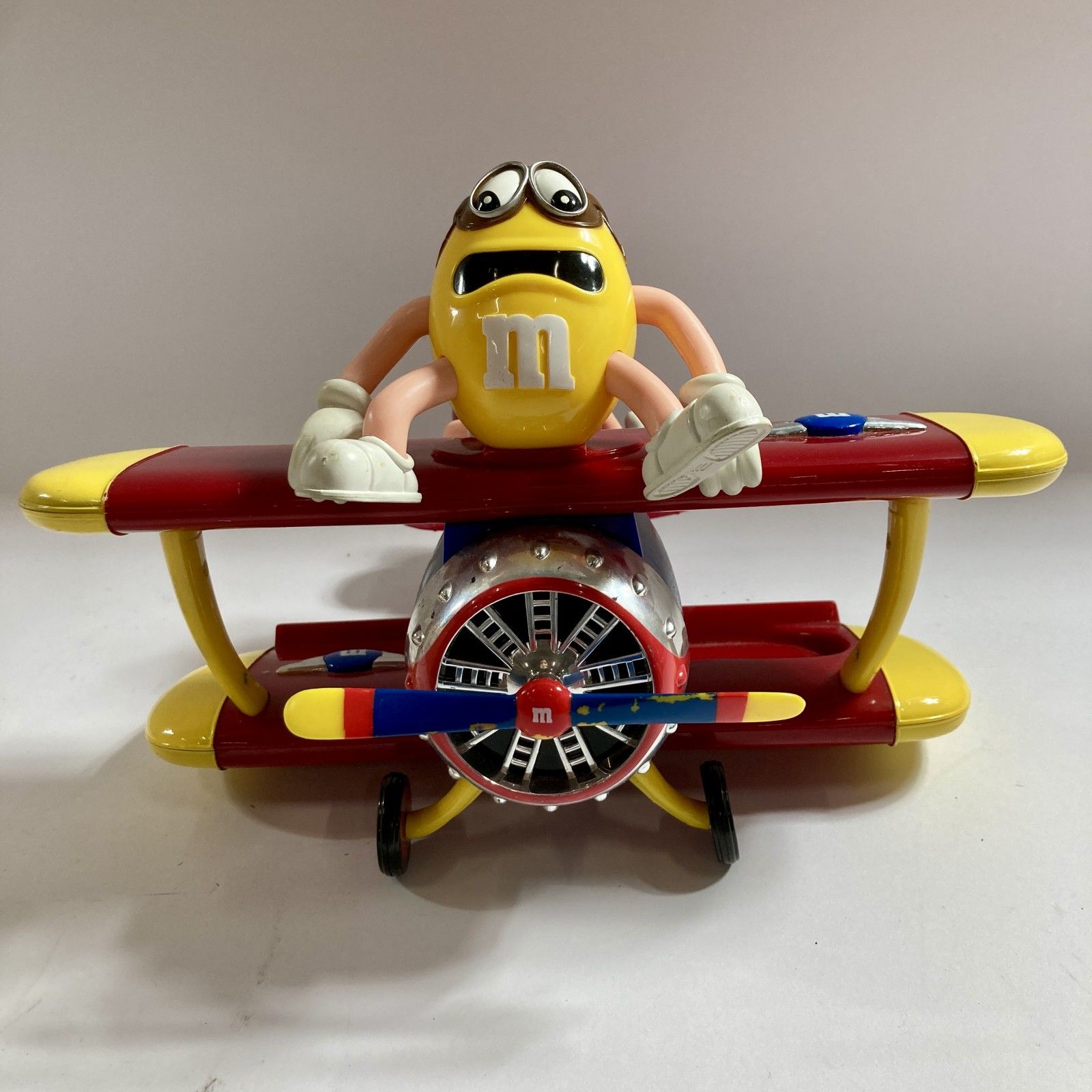 ☆ 希少 M&M's エムアンドエムズ 飛行機 チョコレート ディスペンサー