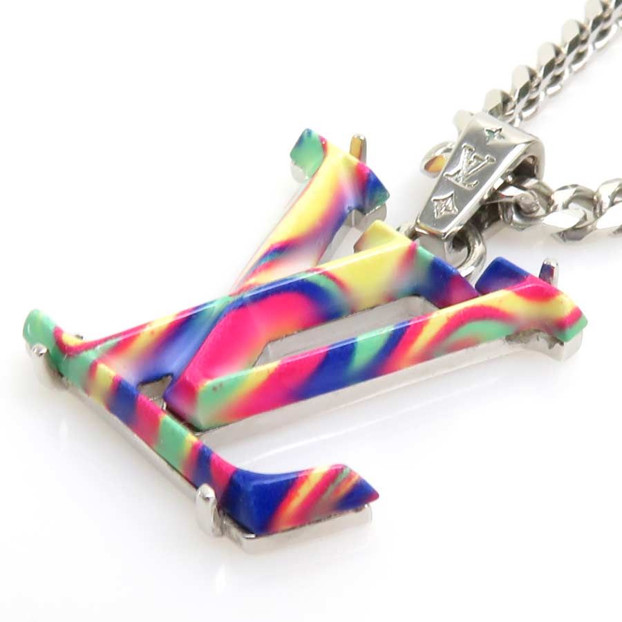 ルイ ヴィトン LOUIS VUITTON ネックレス コリエ LVサイケデリック