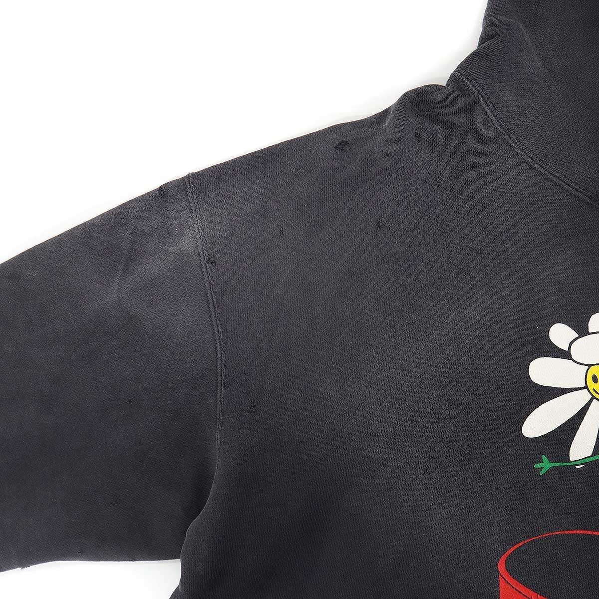 SAINT MICHAEL セントマイケル 25AW DE LA SOUL HOODIE ビンテージ加工