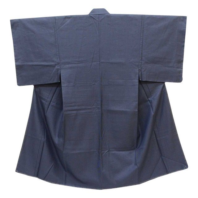 中古】 リサイクル着物 羽織 セット アンサンブル 男性 紬 正絹 未使用