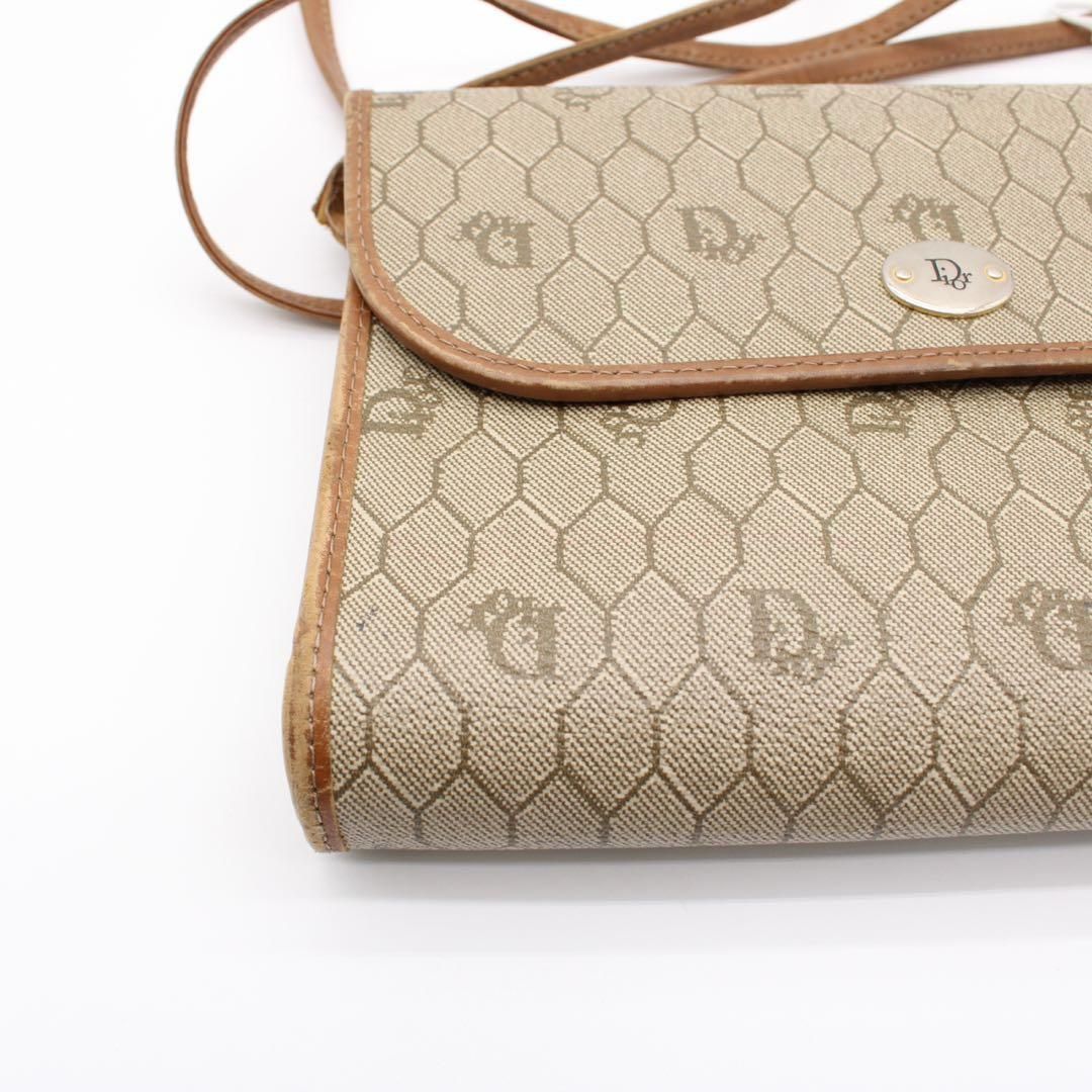 良品】Christian 2024 Dior ハニカム柄 ショルダーバッグ 斜めがけ