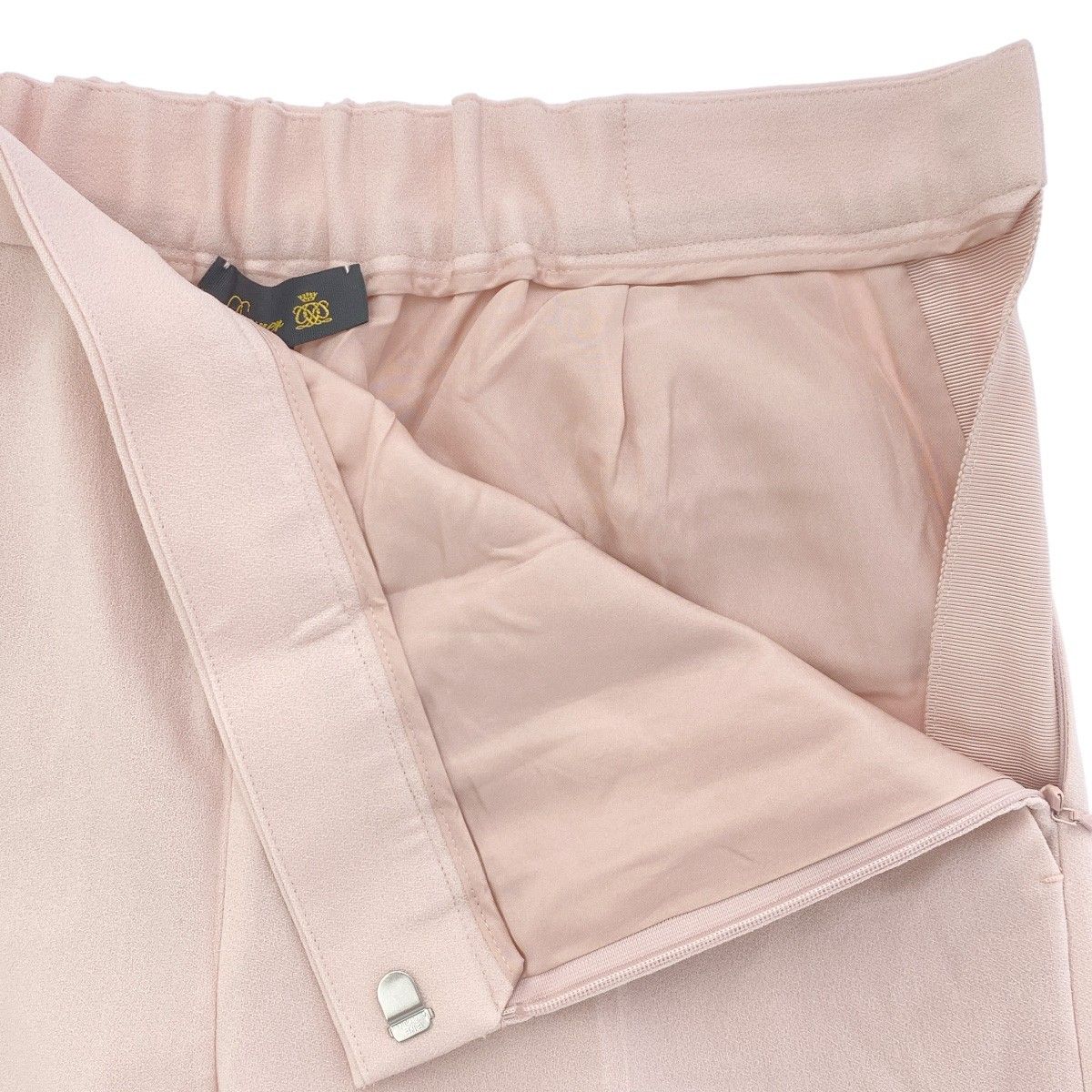 Drawer ドゥロワー センタープレスウールパンツ 6514-236-1565 ピンク