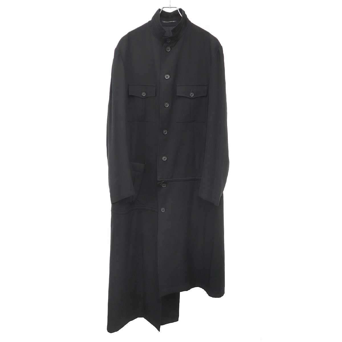 【未使用】Yohji YamamotoPOUR HOMMEウールギャバジンコート Yohji Yamamoto POUR HOMME シワギャバモッズコート - Ka na ta,Yohji