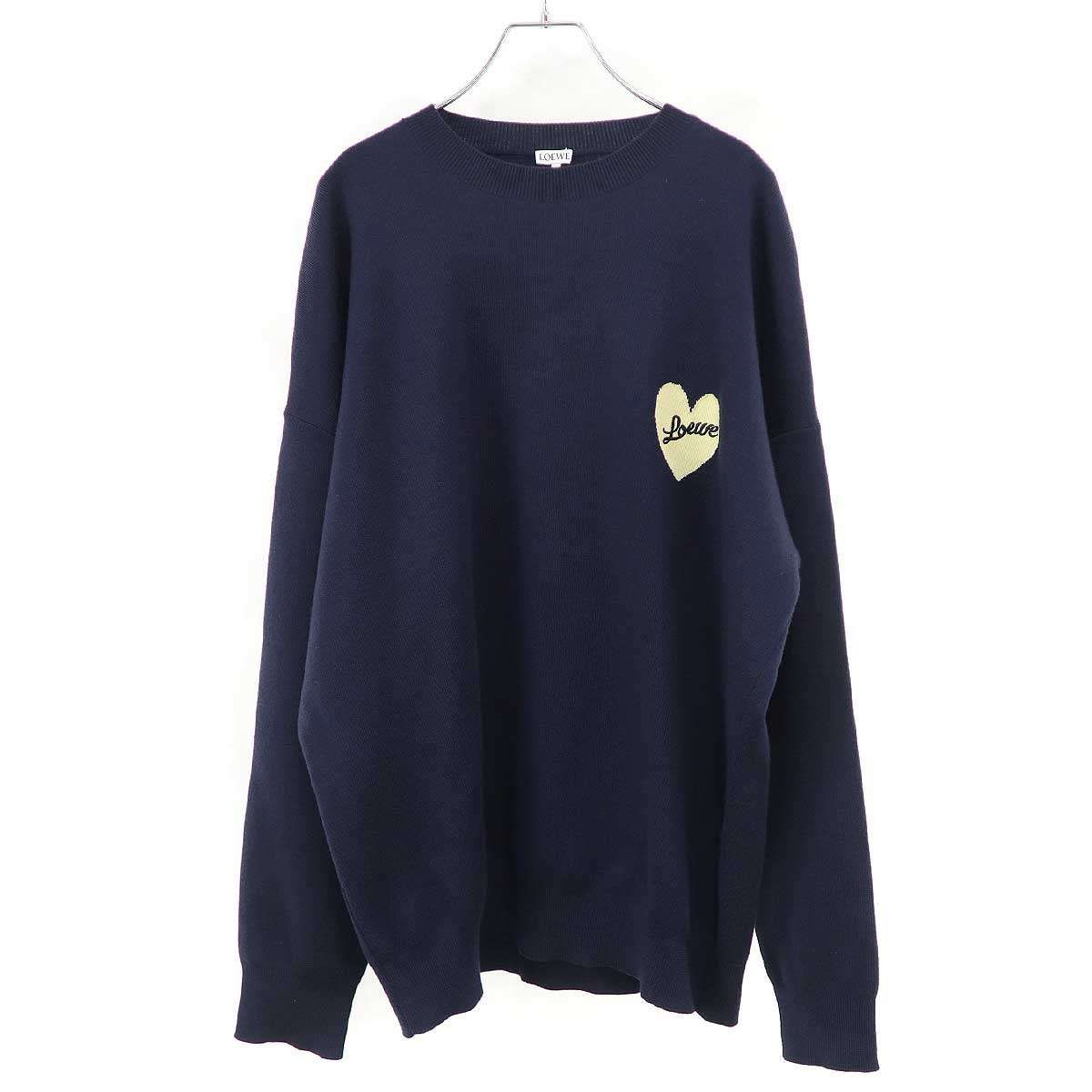 LOEWE ロエベ 23AW ハートロゴウールニットセーター H526Y14KEI