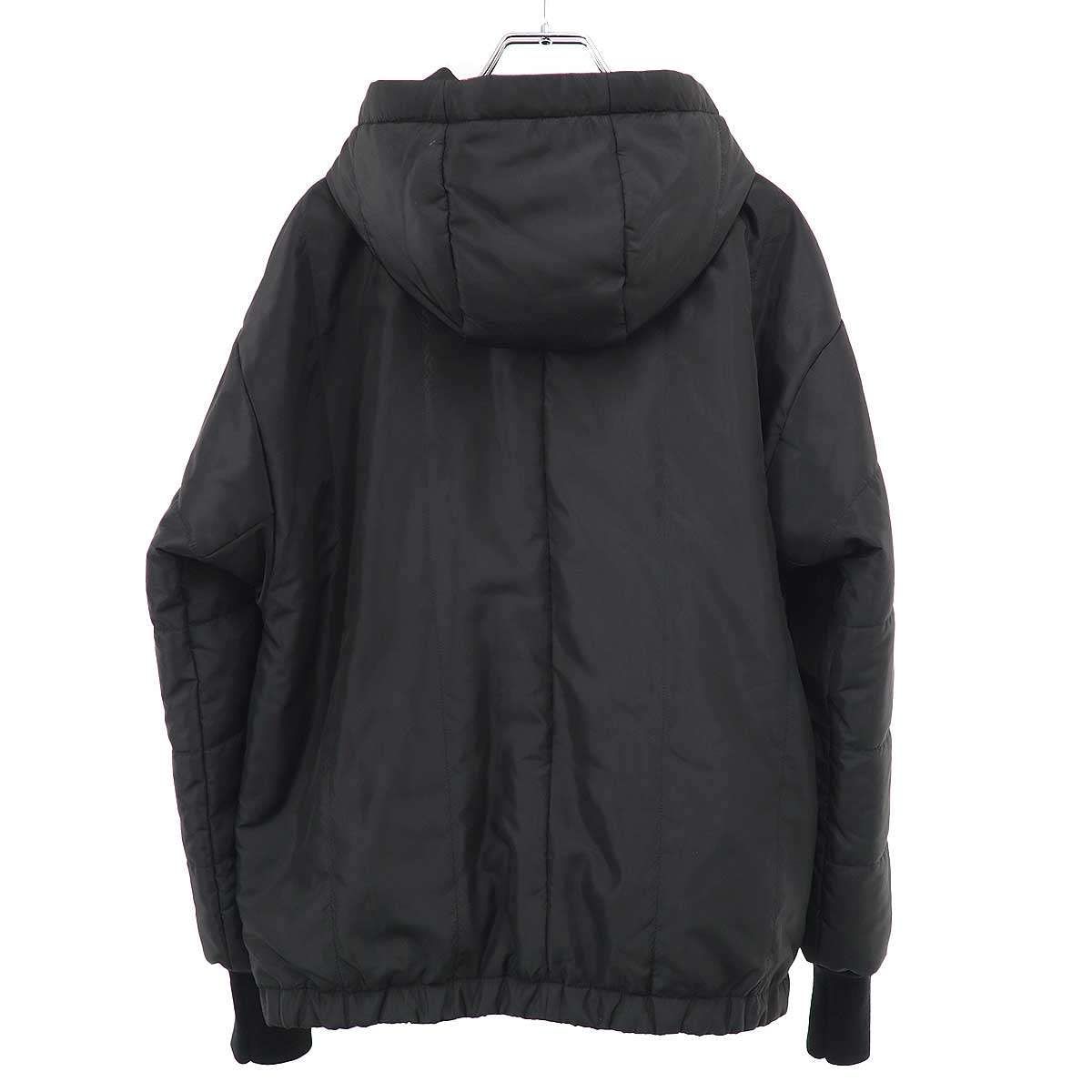 PRADA プラダ ロゴプレート フーデッドパテッドジャケット 290085