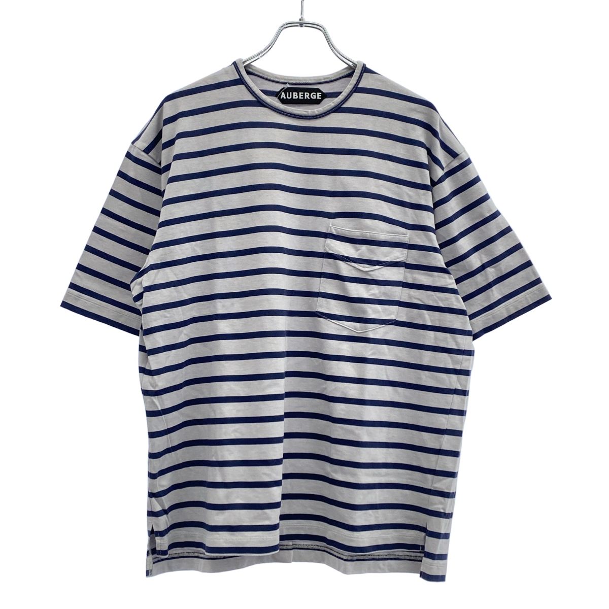 AUBERGE オーベルジュ ボーダーTシャツ グレー 44 - メルカリ