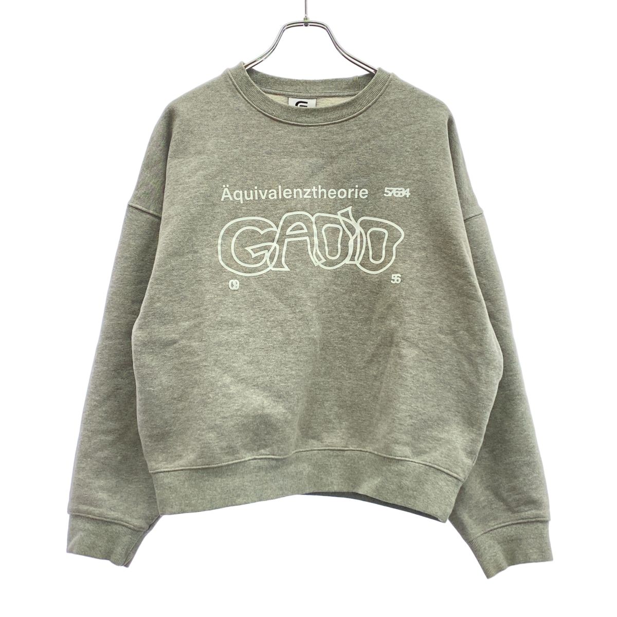 GADID ANONIEM ガディッドアノニム ロゴプリントスウェットプル