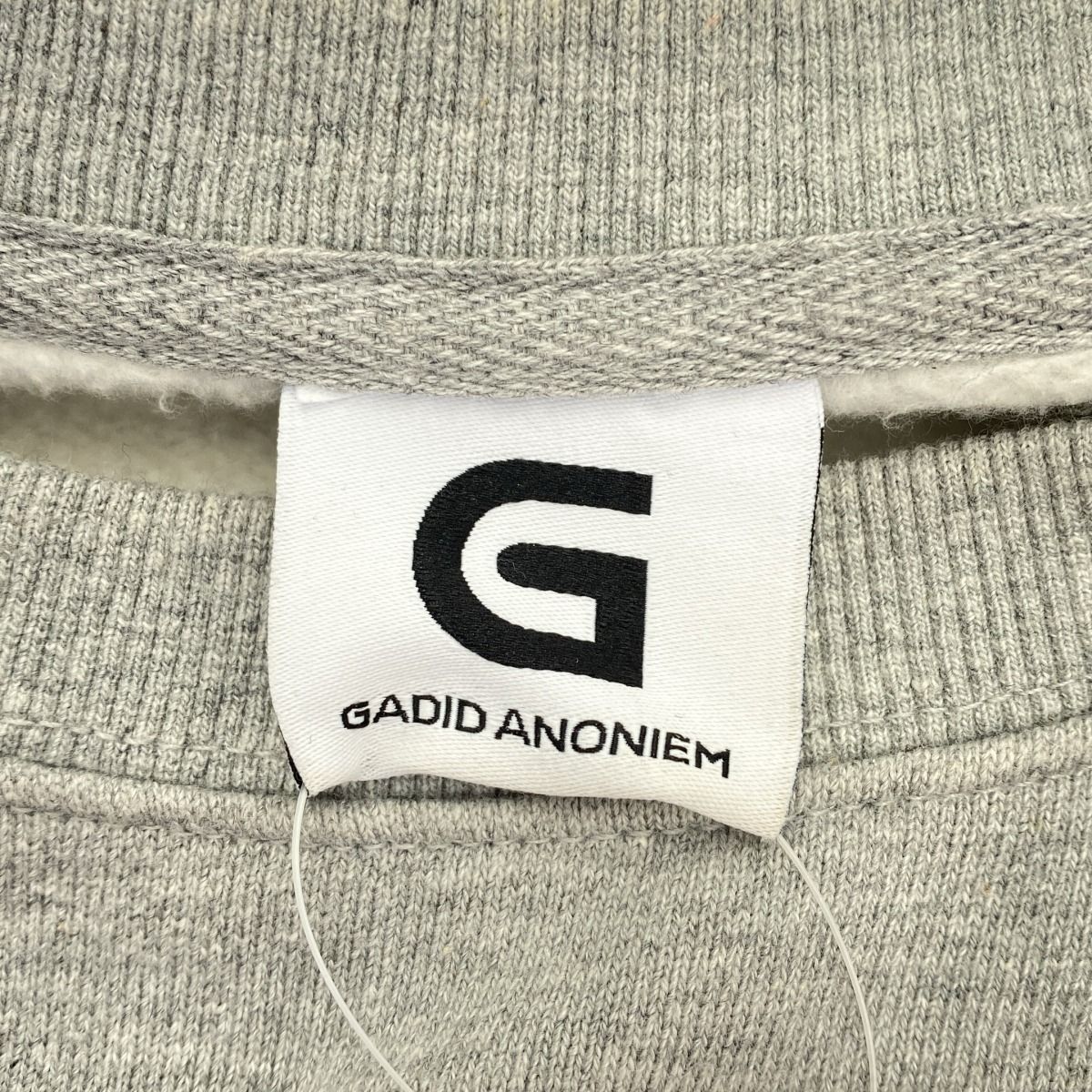 GADID ANONIEM ガディッドアノニム ロゴプリントスウェットプル