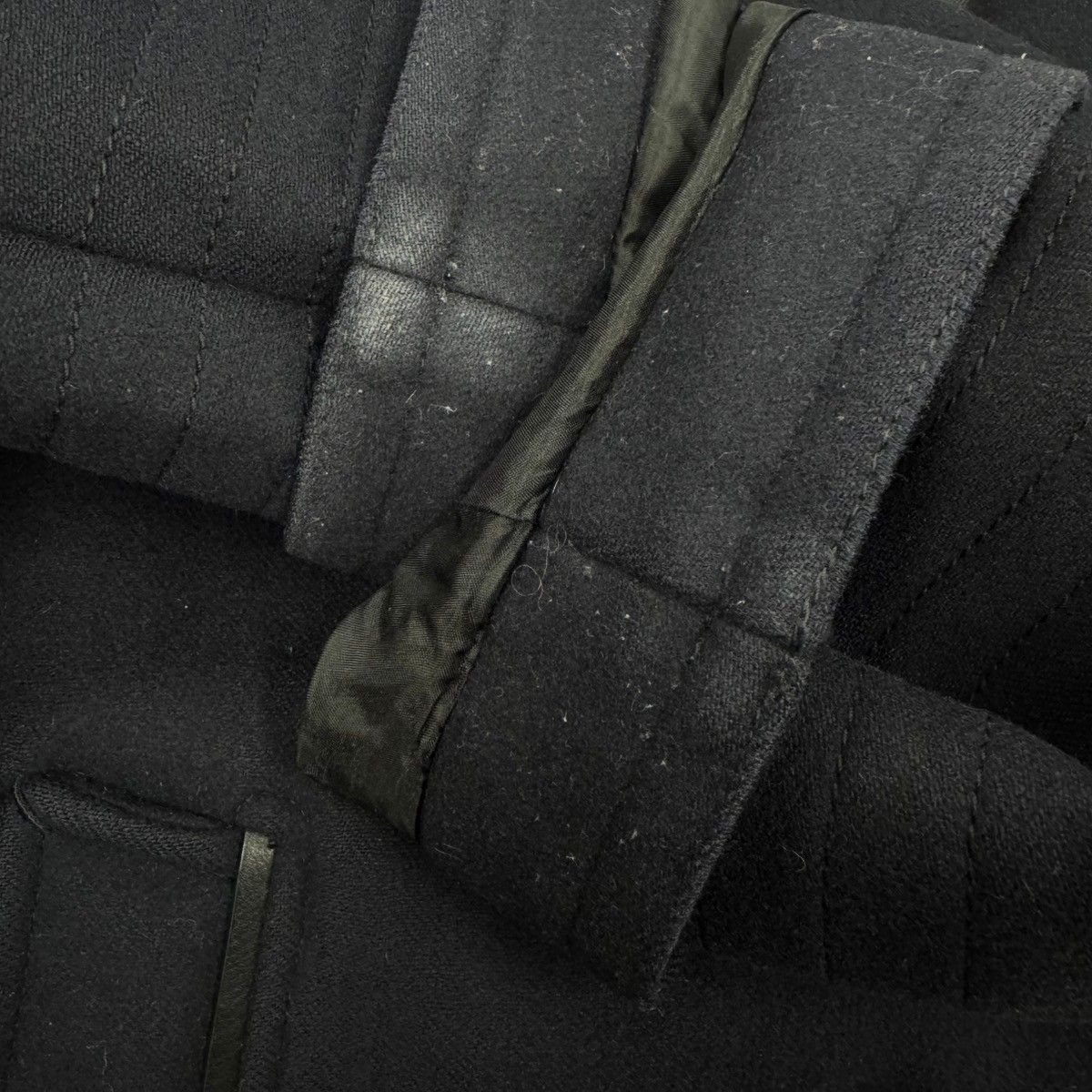 TOM FORD トムフォード カシミアスエードピーコート ブラック サイズ48