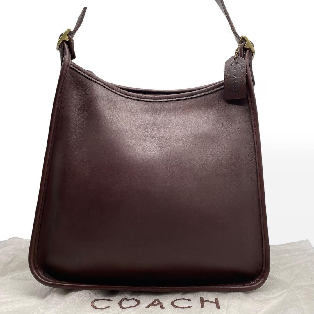極美品 希少 COACH オールドコーチ ショルダーバッグ 肩掛け ブラウン