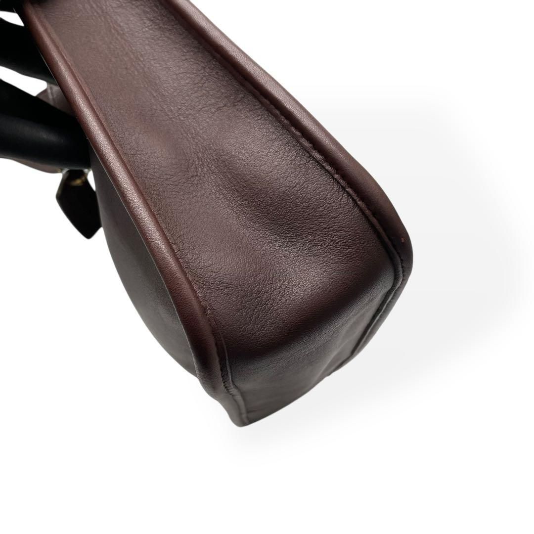 極美品 希少 COACH オールドコーチ ショルダーバッグ 肩掛け ブラウン