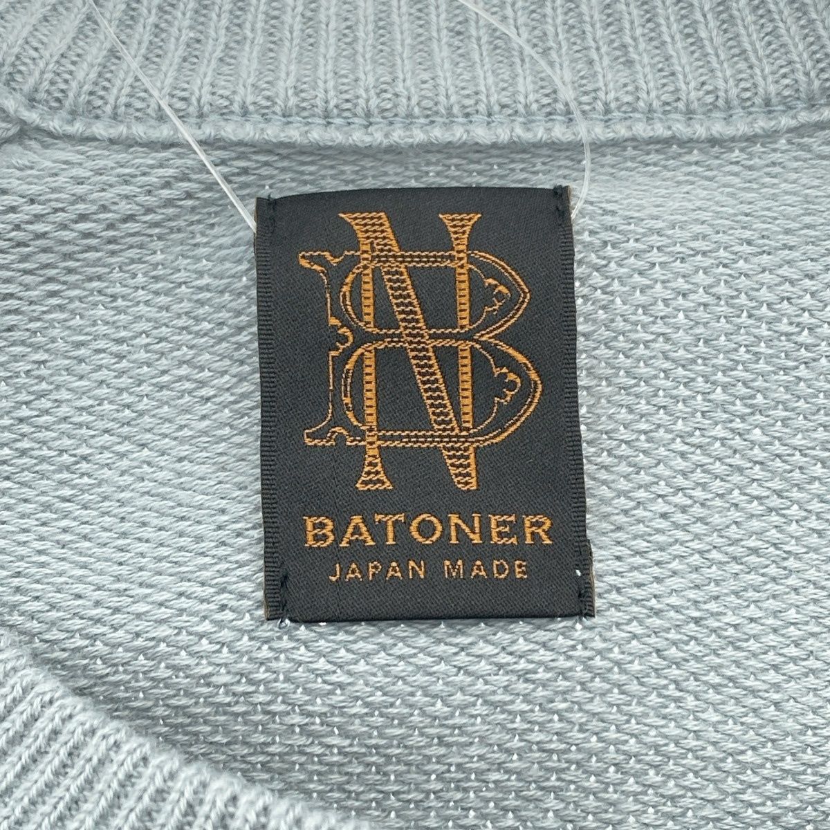 BATONER バトナー 21SS ラグランコットンニットセーター BN-21SM-005 