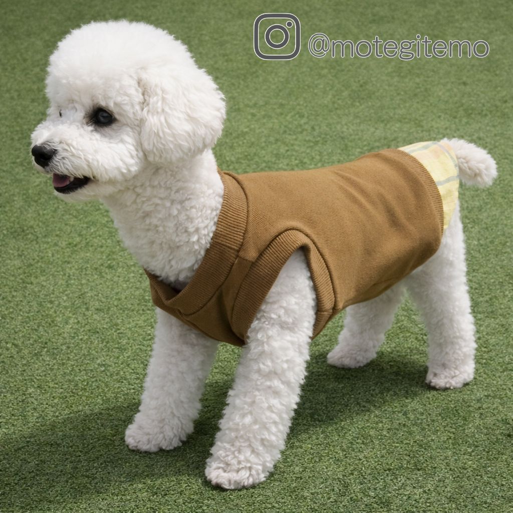 plnmylove　犬服　ハンドメイド　わんこ服 ハンドメイド1点限り 犬服ハンドメイド 小型犬 トイプードル