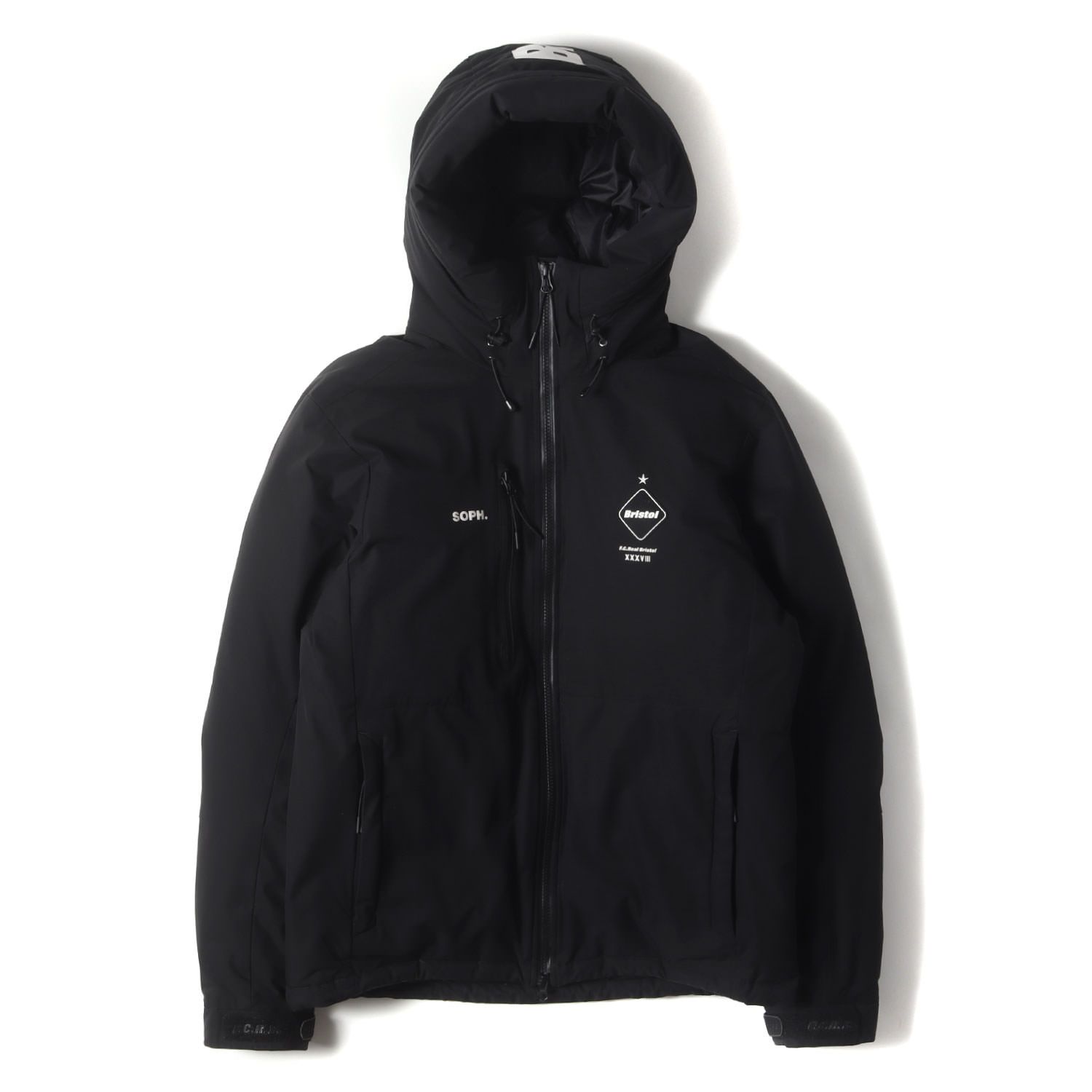 Bristol フード付きアウター ブラック/ブルー Bristol フード付きアウター ブラック/ブルー Bristol フード付き