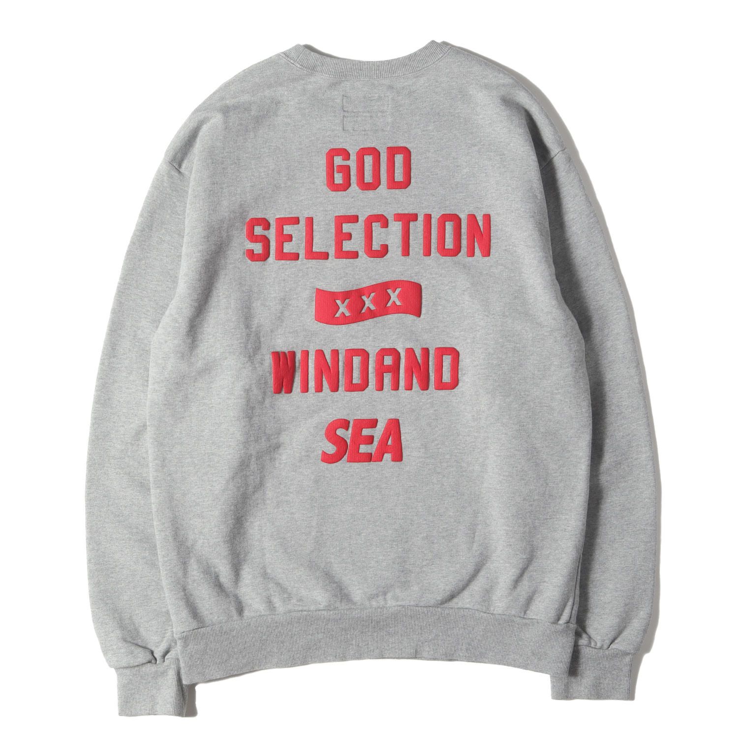 美品】WIND AND SEA ウィンダンシー スウェット グレー サイズ:L