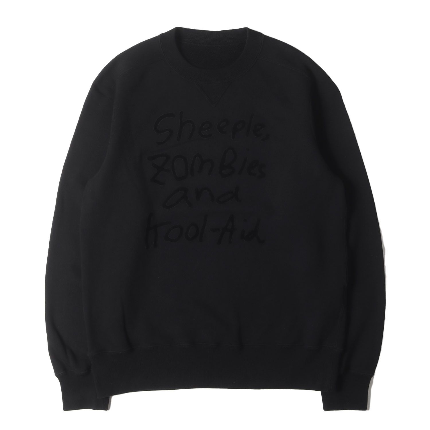 sacai ブラックパネルスウェット パフスリーブ Sacai サカイ スウェット ブラック 黒 サイズ:3 | 22AW MADSAKI