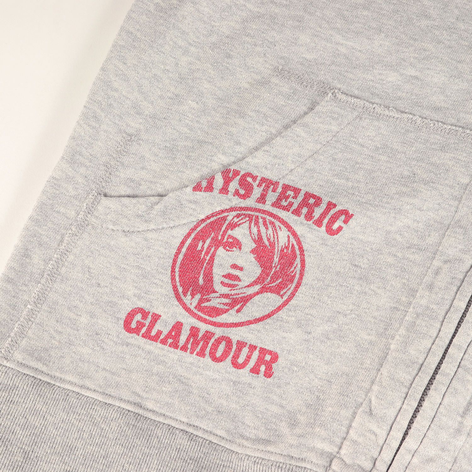 美品‼️ヒステリックグラマー　グレー パーカー 中古・古着通販】Hysteric Glamour (ヒステリックグラマー) プル