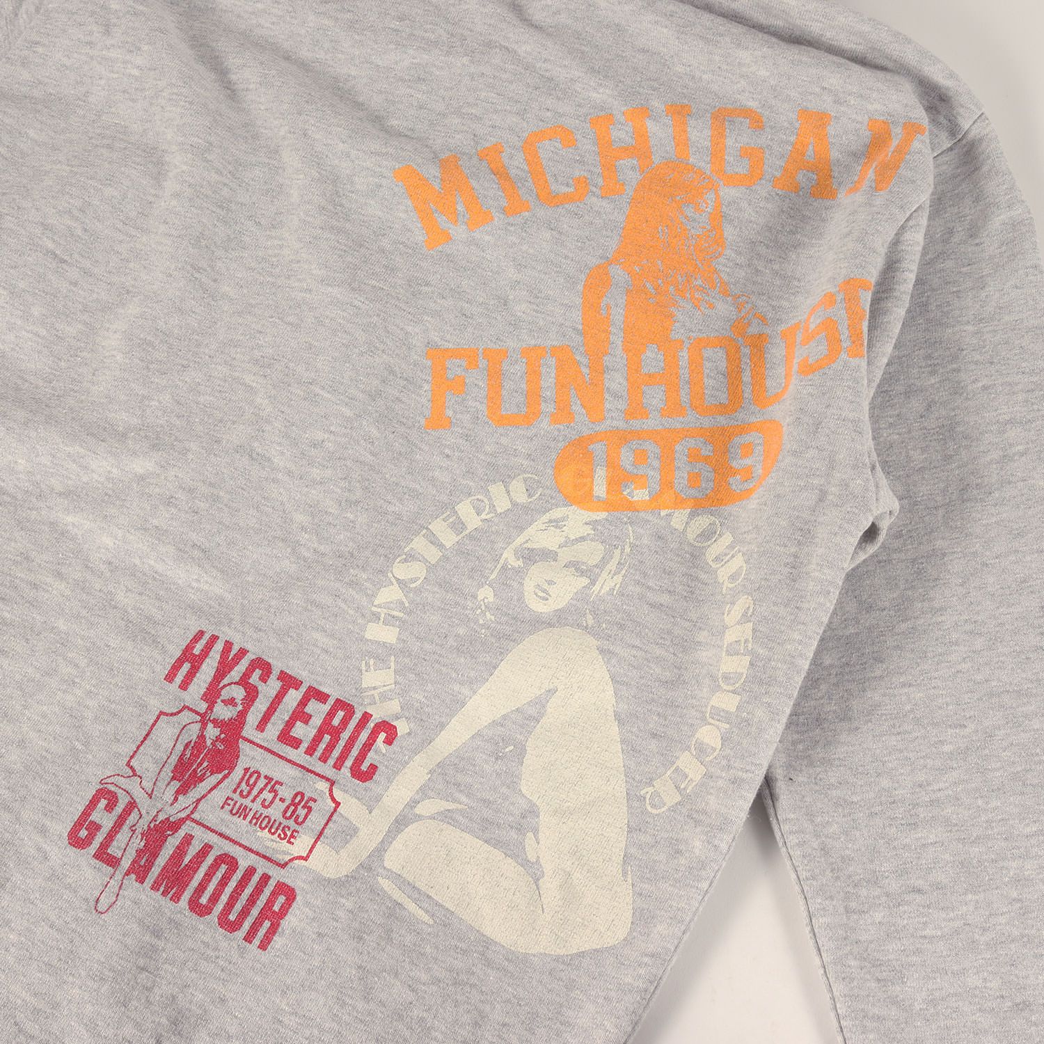 HYSTERIC GLAMOUR ヒステリックグラマー パーカー ヘザーグレー サイズ