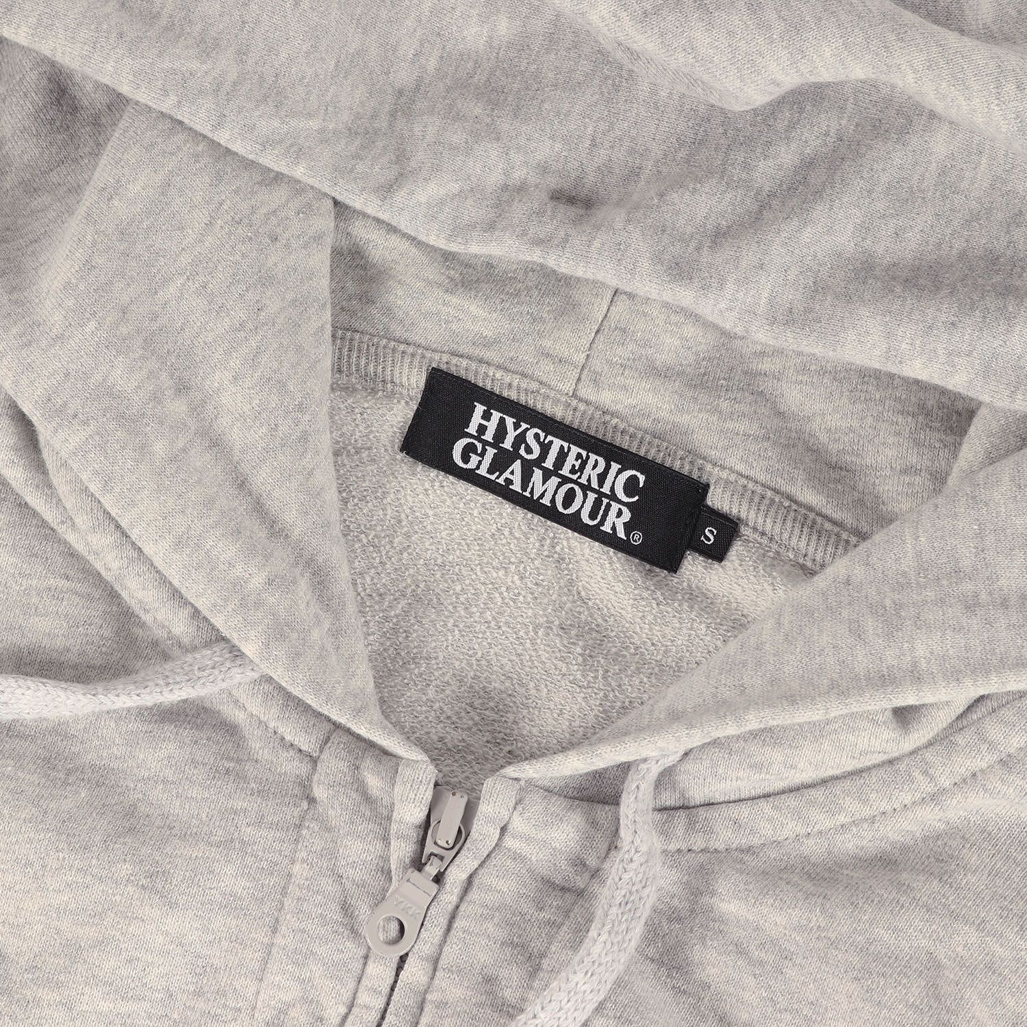 美品‼️ヒステリックグラマー　グレー パーカー 中古・古着通販】Hysteric Glamour (ヒステリックグラマー) ジップ