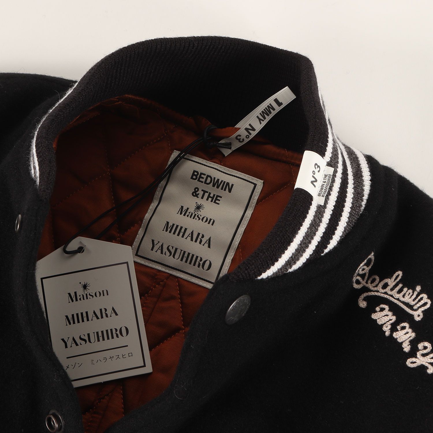 新品】MIHARA YASUHIRO ミハラヤスヒロ スタジャン ブラック 黒 サイズ