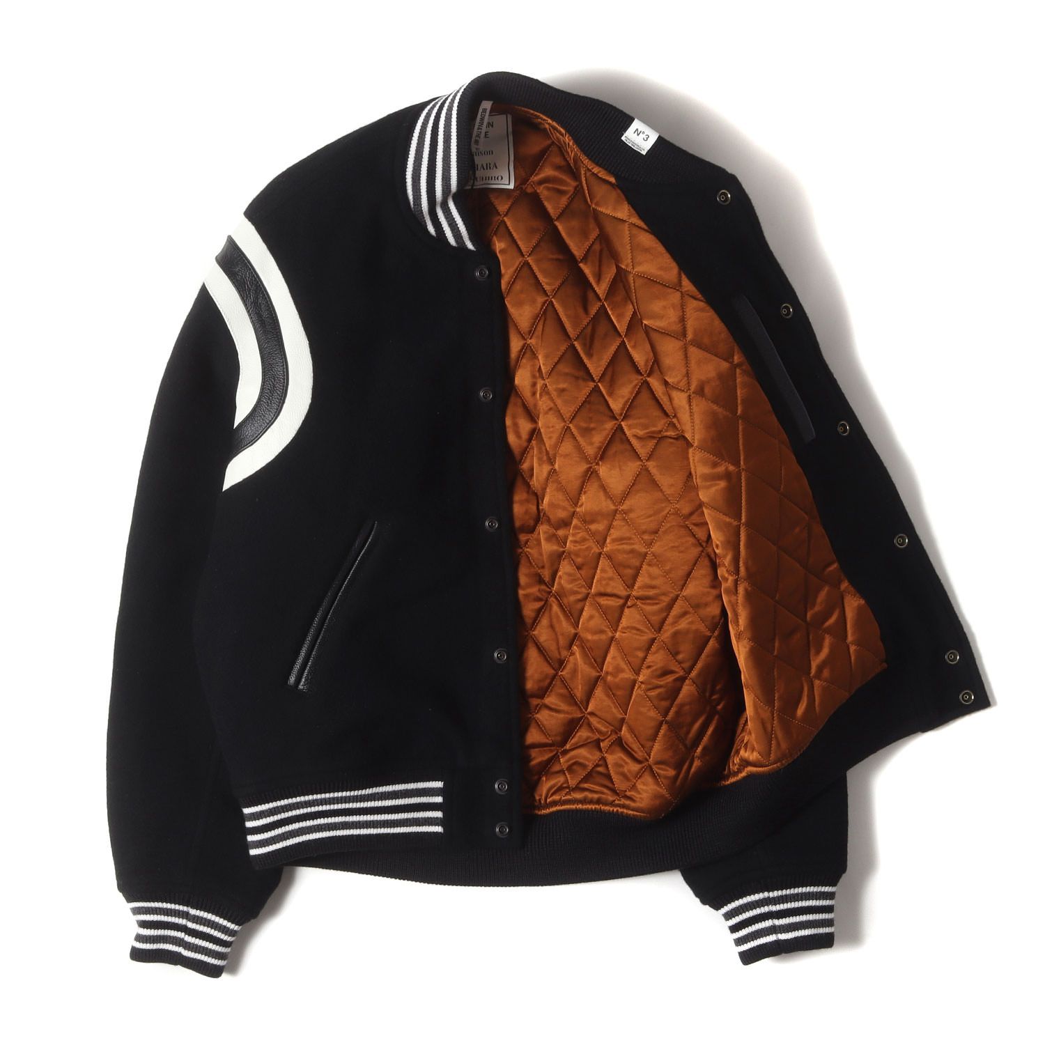 新品】MIHARA YASUHIRO ミハラヤスヒロ スタジャン ブラック 黒 サイズ