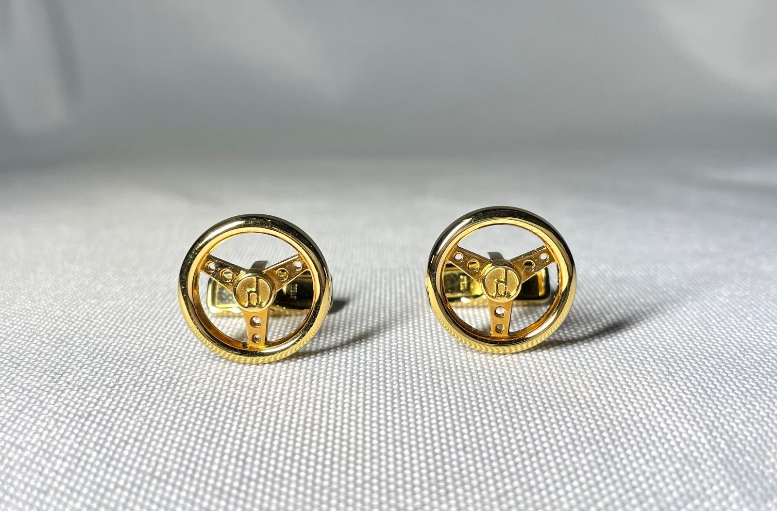 ALFRED DUNHILL ホイールデザインカフリンクス 美品 希少 dunhill ダンヒル フェラーリホイールデザイン dロゴ