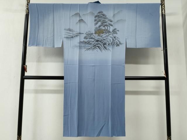 平和屋着物○男性 本場大島紬 アンサンブル・長襦袢セット 80亀甲 総