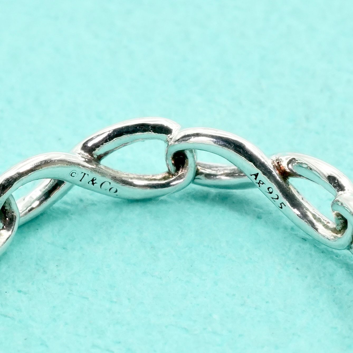 極美品11号ティファニー インフィニティバンド リング シルバー/25