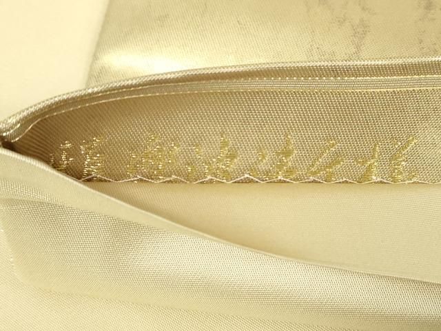 平和屋着物○松尾光琳 六通柄袋帯 立波楽器文 金銀糸 引箔 正絹 逸品