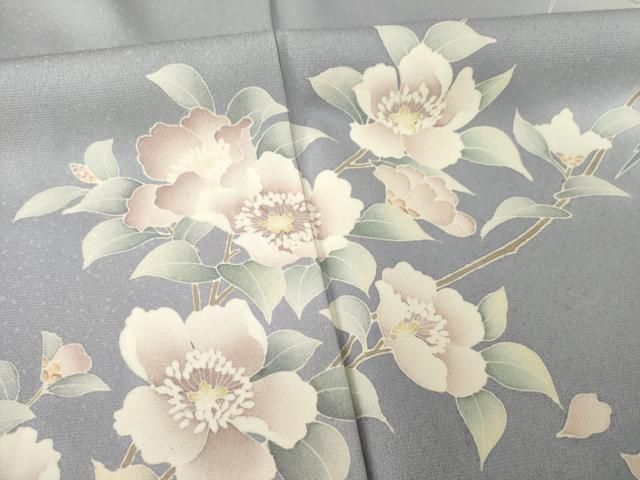 平和屋着物○訪問着 友禅 作家物 操 草花文 暈し染め 正絹 逸品