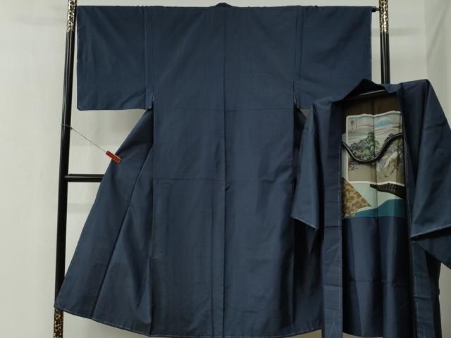 着物　大島紬　アンサンブル 平和屋着物○男性 本場大島紬 アンサンブル 80亀甲 総詰め 正絹 逸品