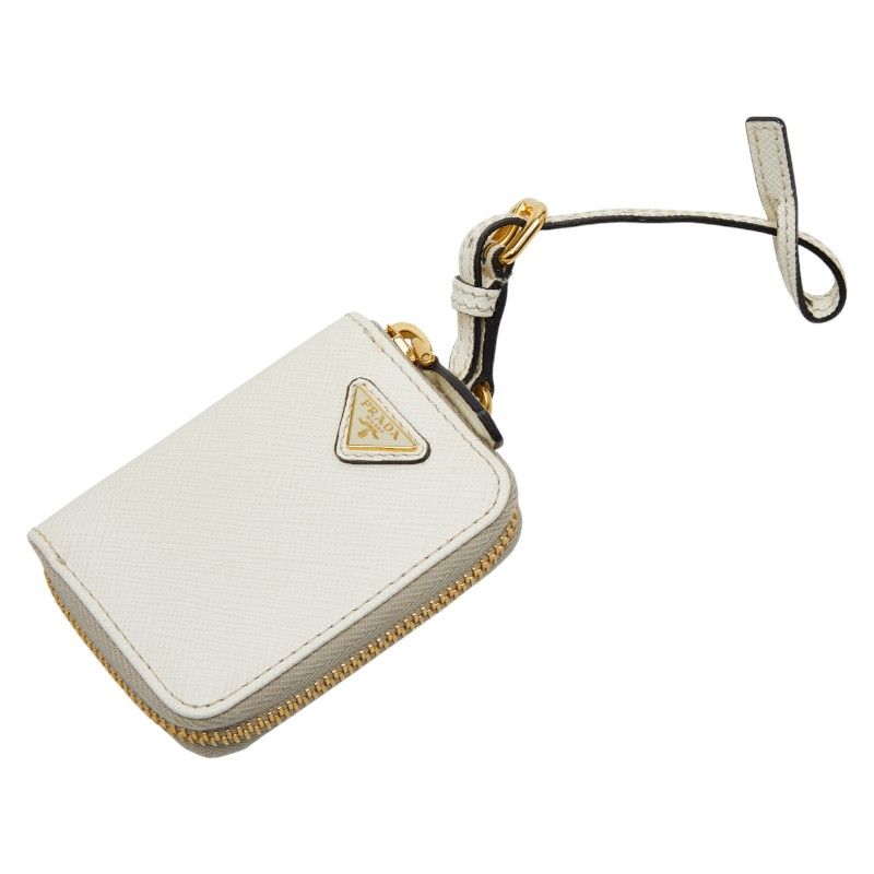 プラダ 三角ロゴプレート バッグチャーム コインケース 小物入れ