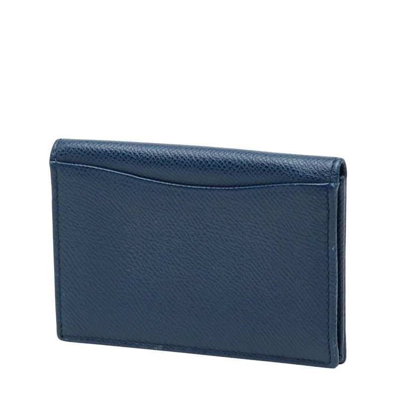 ブルガリ ブルガリブルガリ 名刺入れ カードケース ブルー レザー