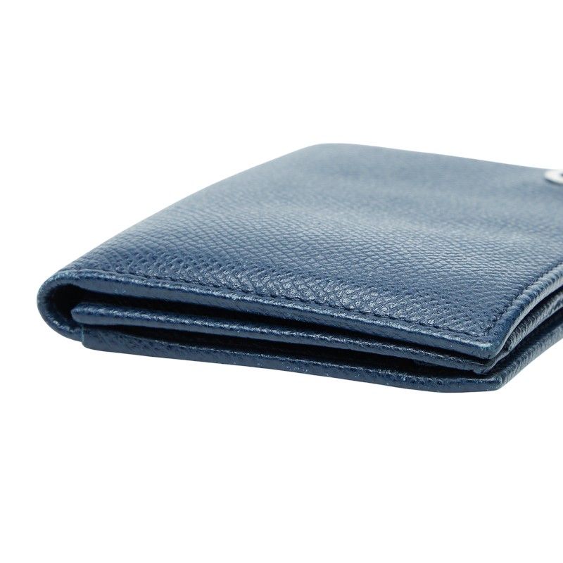 ブルガリ ブルガリブルガリ 名刺入れ カードケース ブルー レザー